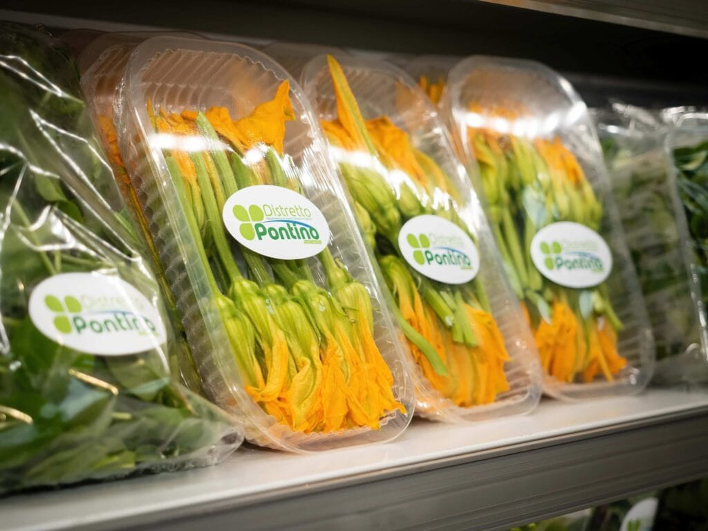 Particolare dell'allestimento dello stand pontino a Fruit Logistica 2025