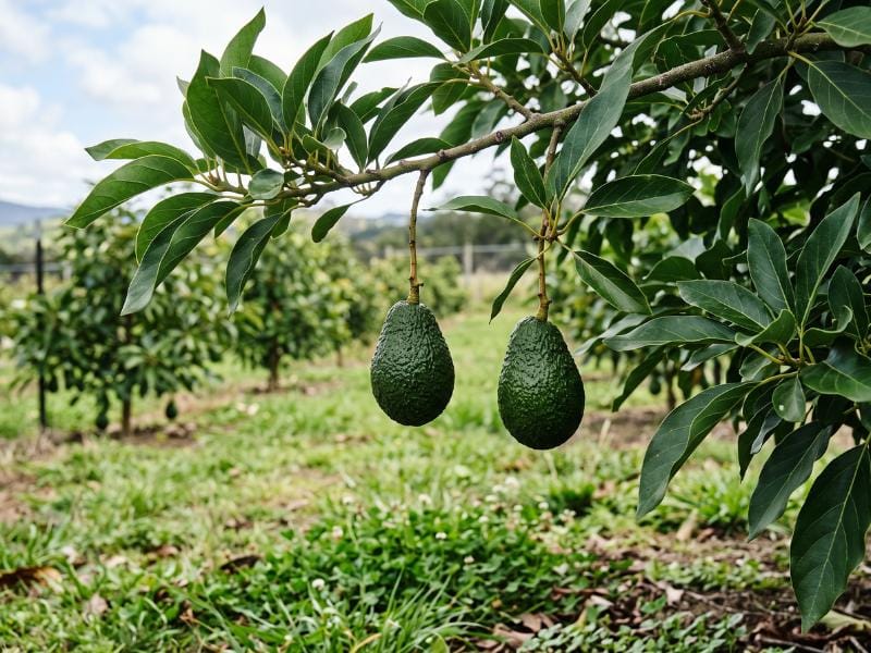 Giovane impianto di avocado